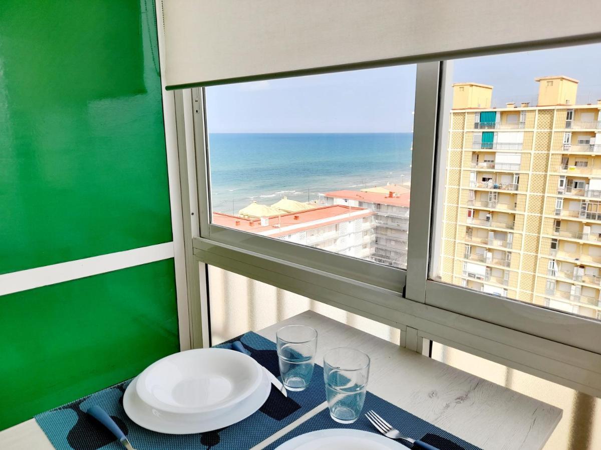 Apartamento Vistas Al Mar, 11 Planta, 50M Playa!! Miramar Buitenkant foto