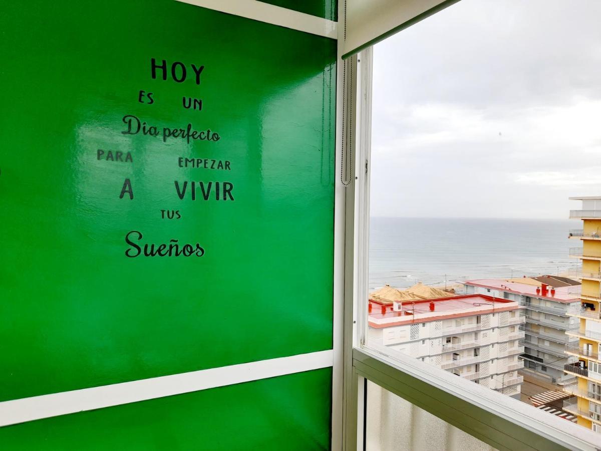 Apartamento Vistas Al Mar, 11 Planta, 50M Playa!! Miramar Buitenkant foto