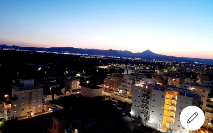 Apartamento Vistas Al Mar, 11 Planta, 50M Playa!! Miramar Buitenkant foto
