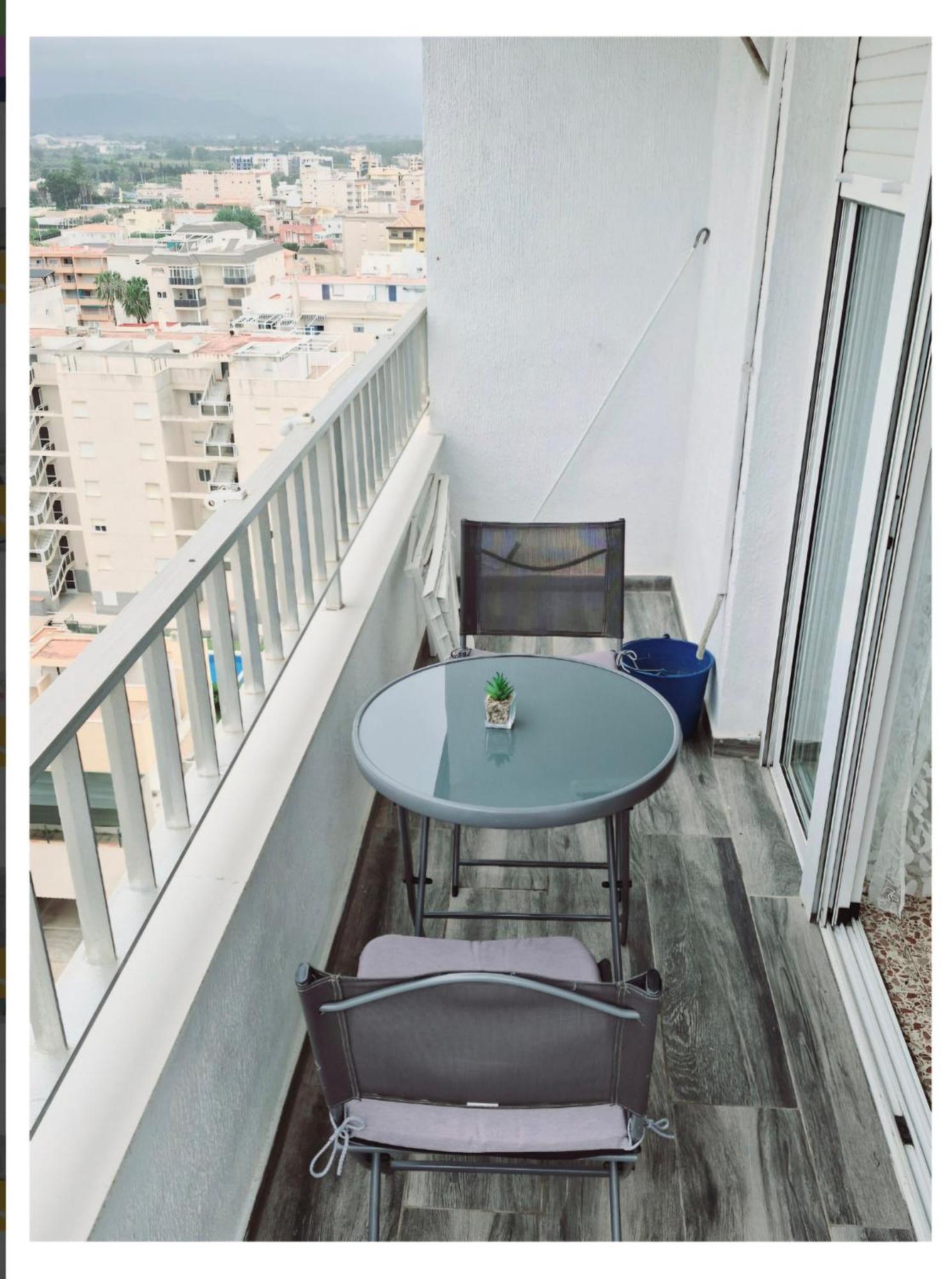 Apartamento Vistas Al Mar, 11 Planta, 50M Playa!! Miramar Buitenkant foto